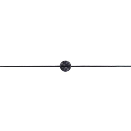Circle Symbol - Black – Carbon Fiber Bracelet