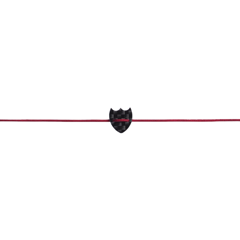 Shield - Bordeaux Red – Carbon Fiber Bracelet